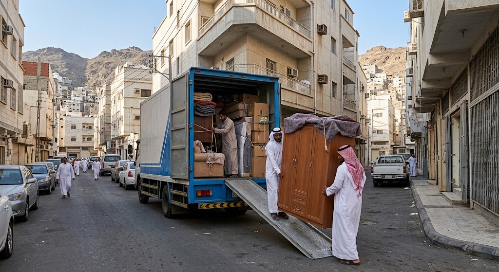 شركة نقل الاثاث العتيبيه بمكة لتقديم أفضل خدمات فك وتغليف ونقل الأثاث باحترافية