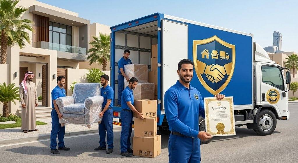 فريق عمل محترف يقوم بفك وتغليف ونقل الأثاث بأمان وعناية ضمن خدمات نقل عفش الشوقية بمكة لضمان راحة وسلامة ممتلكات العملاء.
