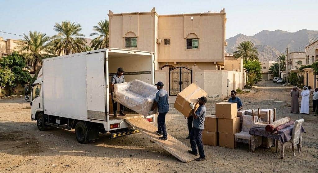 أثاث وصناديق مغلفة باحترافية وأمان وجاهزة للنقل ضمن خدمات نقل عفش حي الكعكية بمكة لضمان الحفاظ على الممتلكات وتوفير تجربة مريحة.